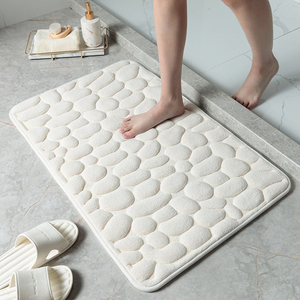 Tapis de bain mémoire de forme GALETS